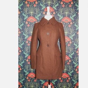 Uniqlo + J. Jil Sander Brown Wool Coat Jacket S